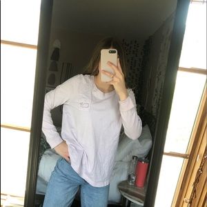 Vinyard Vines long sleeve pink and navy